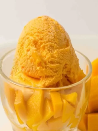 Mango ice cream