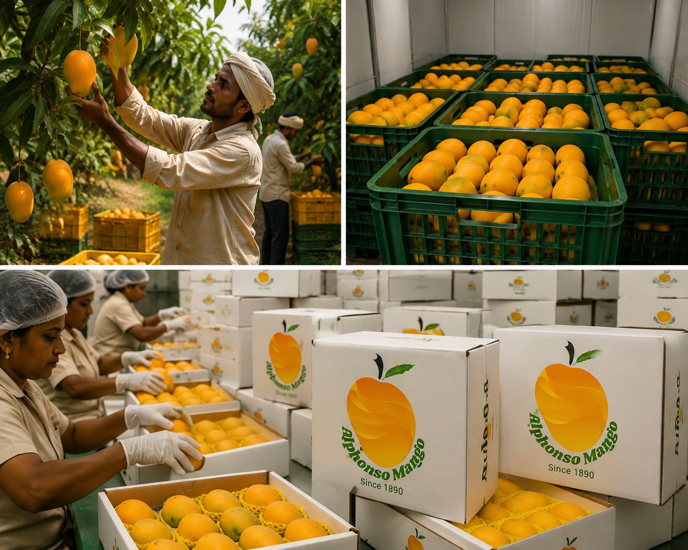 Fresh alphonso mango online packed in farms